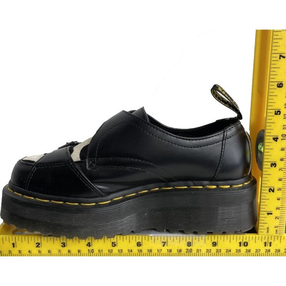 Dr. Martens Sidney Cow Hair Double Monk Platform Creepers Men's 6 Women's 7 - Picture 11 of 14